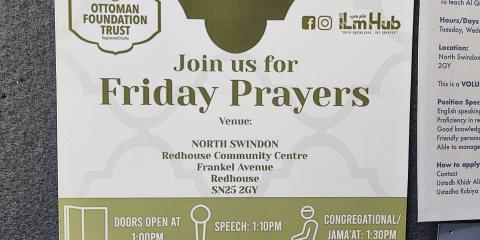 Jumuaah Salah/Friday Prayer in Redhouse Community Centre : image 2