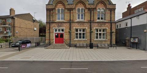 Jummah Salah (run by IDC) in Isleworth Public Hall, : image 1